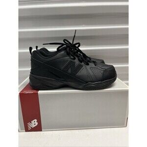 New Balance Triple Black 624 Lace Up Big Kid Uniform Training Shoes SZ 5.5 M